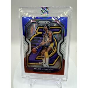 Art Card Magic Johnson With Lakers Patch Made By Mayflower Custom Cards